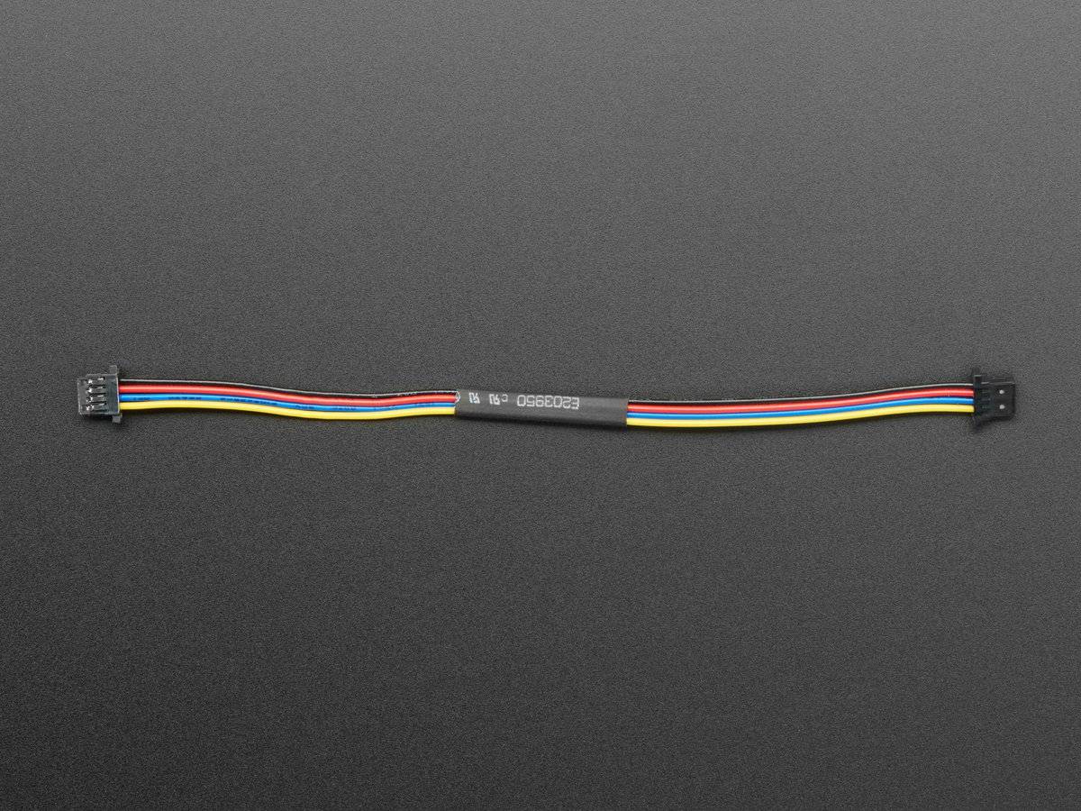 Adafruit STEMMA QT / Qwiic JST SH 4Pin Cable 100mm Long for all Sensor/Driver Boards with Qwiic