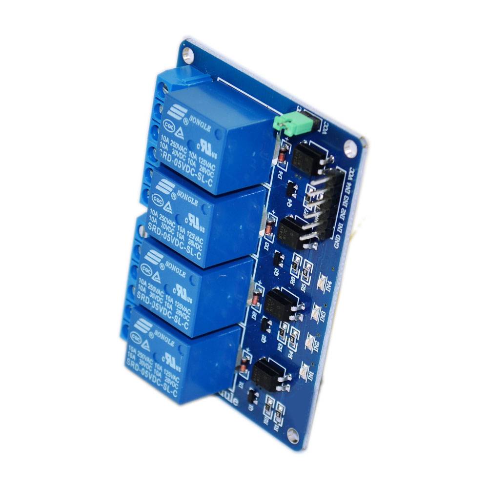 5V/220V 4 Channel Relay Shield LED for Arduino 4 Kanal Relais Modul