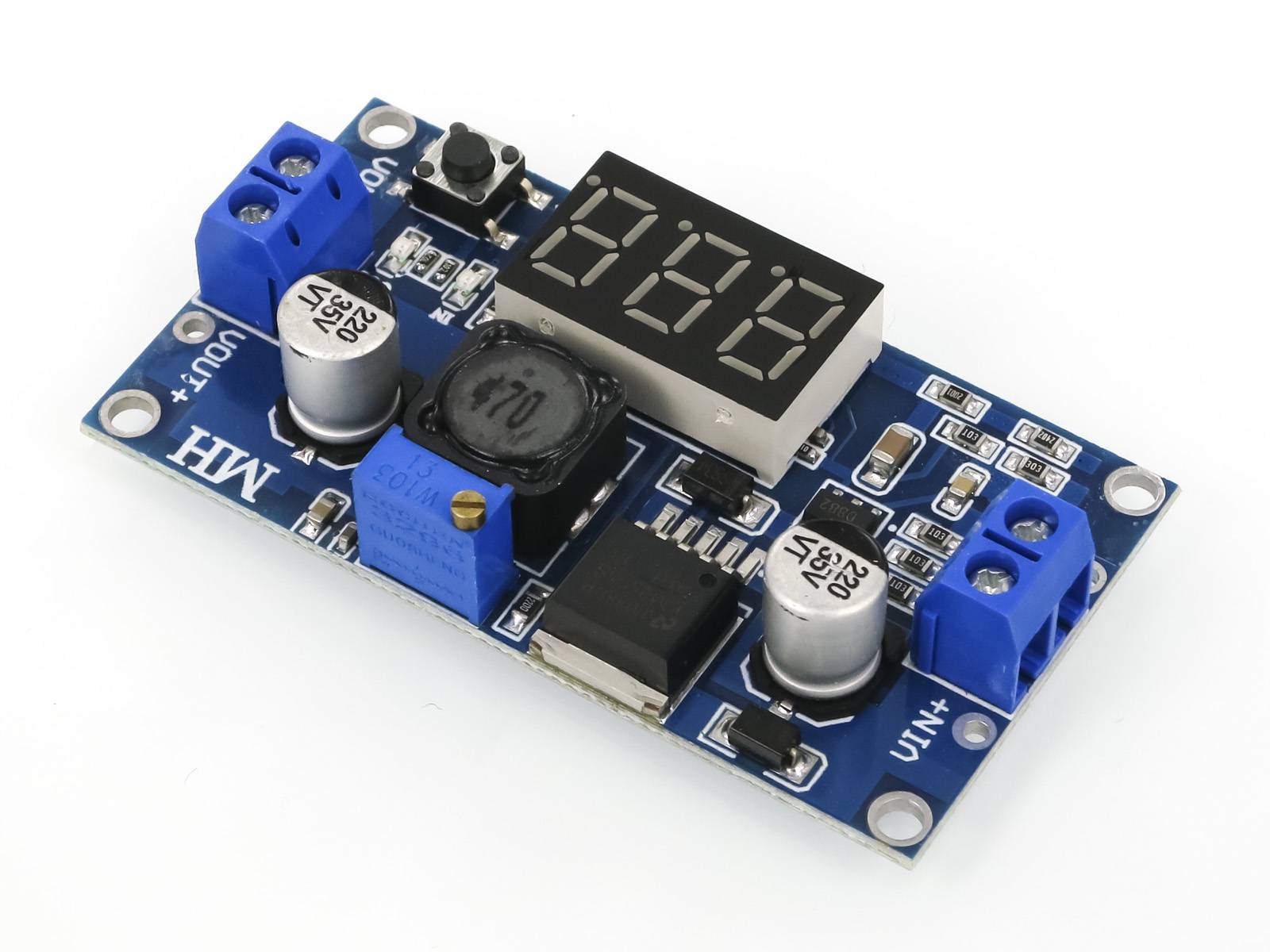LM2596S DC-DC einstellbarer Step-Down Spannungsregler mit LED-Voltmeter Adjustable Power Modul