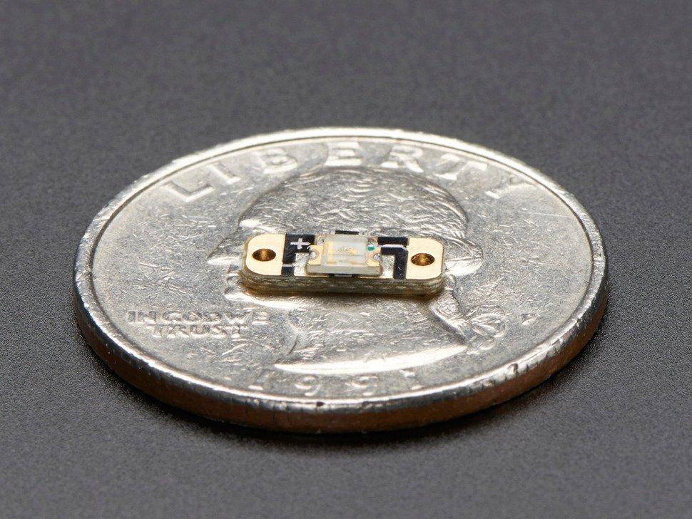 Adafruit LED Sequins - Warmweiß - 5er Pack