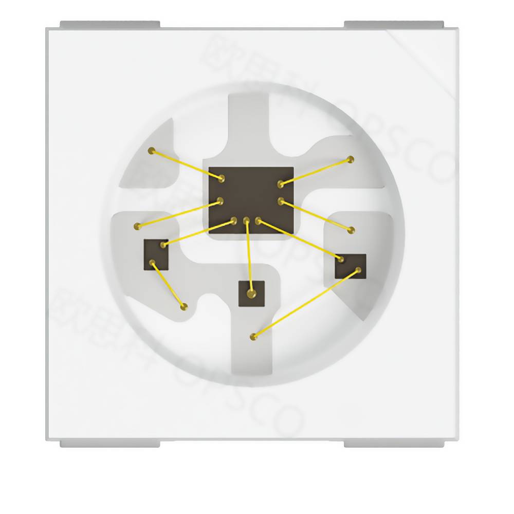 OPSCO 10 x RGB LED with IC SK6812 SMD 5050 4 PIN SK6812-10