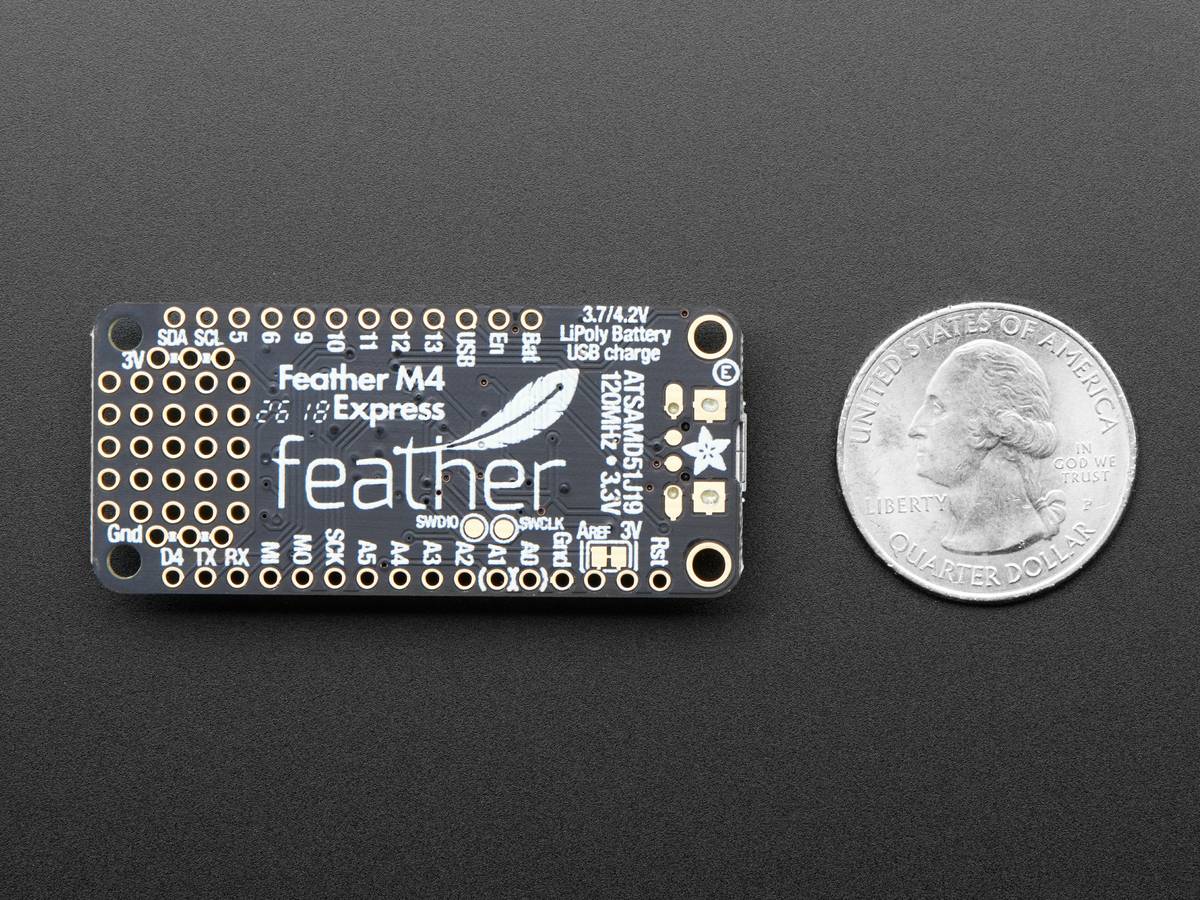 Adafruit Feather M4 Express - Featuring ATSAMD51 - ATSAMD51 Cortex M4