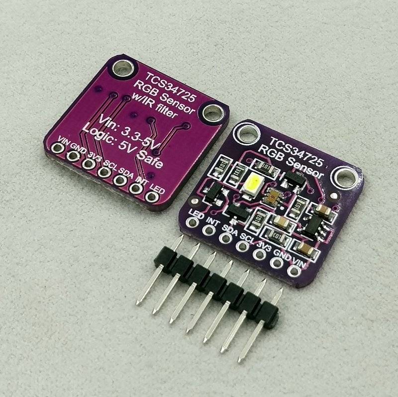 GY-TCS34725 RGB Color Sensor with IR Filter and White LED 3-5VDC