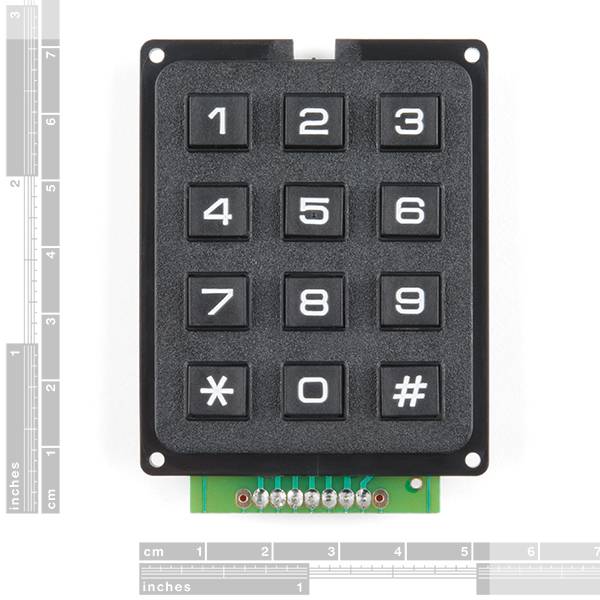 SparkFun Qwiic Keypad - 12 Button COM-15290