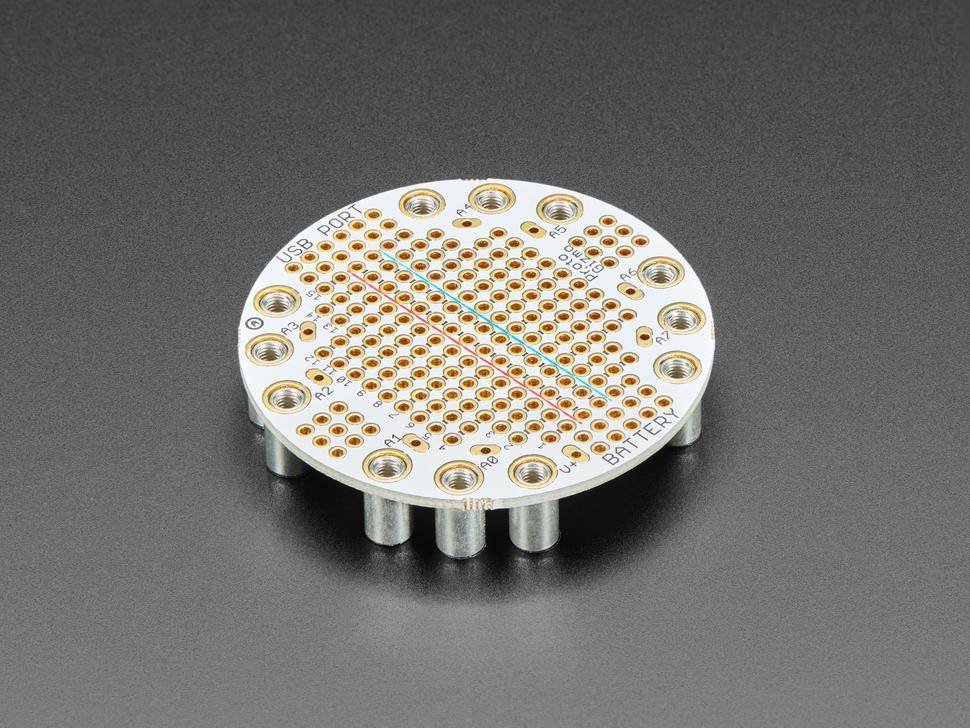 Adafruit Circuit Playground Proto Gizmo, Leiterplatte, M3-Abstandshalter, 3,3V