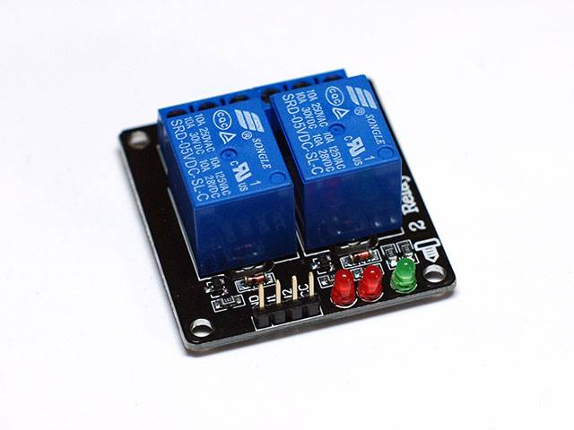 5V/220V 2 Channel Relay Shield Compatible with Arduino Relais Modul