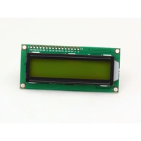 Character 16x2 LCD Display Module 1602 Black on Green 5V Header Strip Character 16x2 LCD Display Module 1602 Black on Green 5V Header Strip
