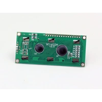 Character 16x2 LCD Display Module 1602 Black on Green 5V Header Strip Character 16x2 LCD Display Module 1602 Black on Green 5V Header Strip