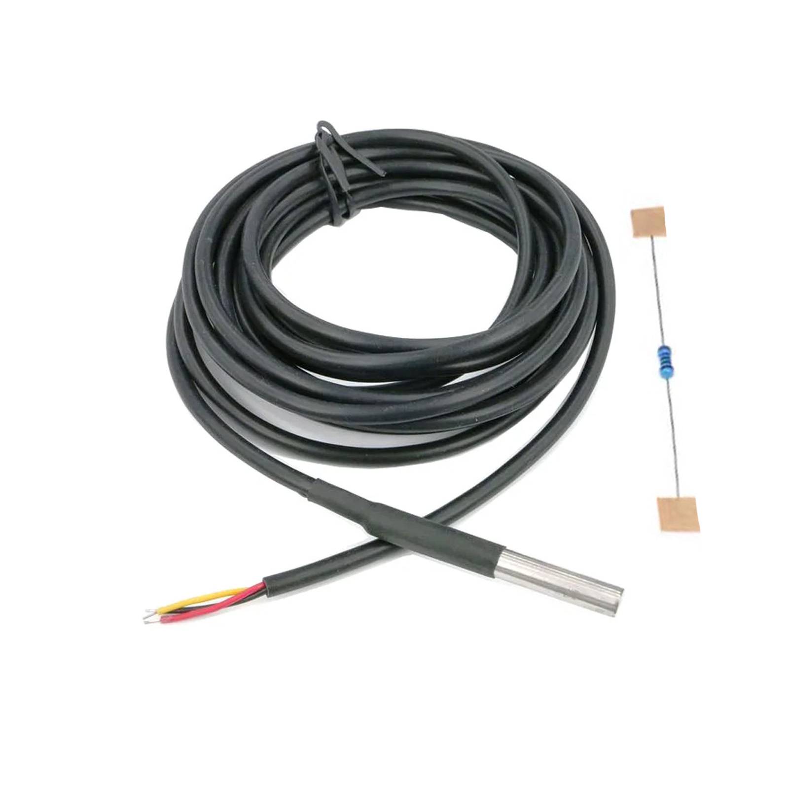 3m DS18B20 Digital Wasserdicht Temperatur Sensor Modul LS4G mit 4.7 kOhm Widerstände