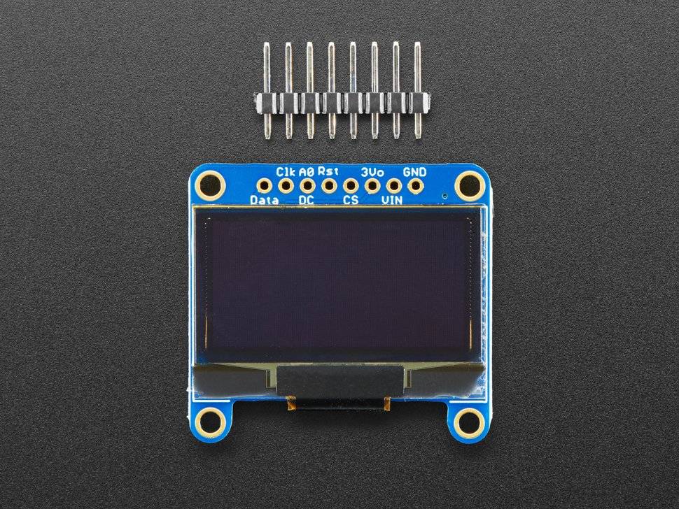 Adafruit Monochrome 1.3inch 128x64 OLED Graphic Display STEMMA QT Qwiic 938