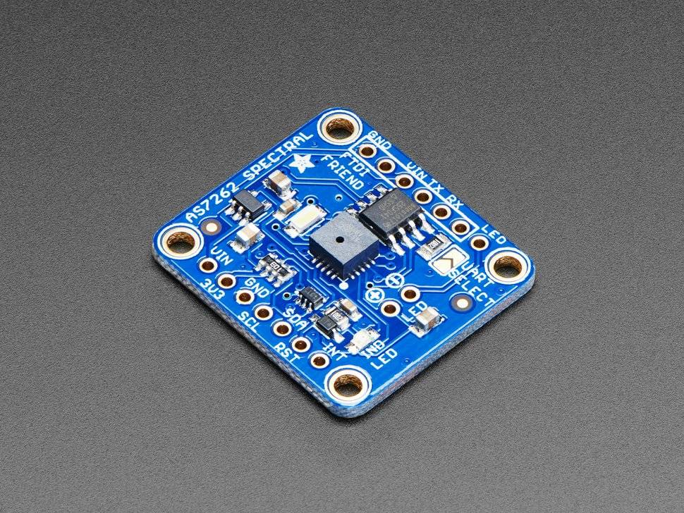 Adafruit AS7262 6-Channel Visible Light Color Sensor Breakout 3779