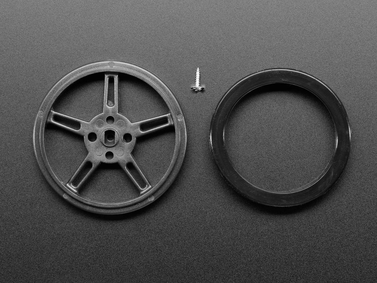 Adafruit Skinny Wheel for TT DC Gearbox Motors