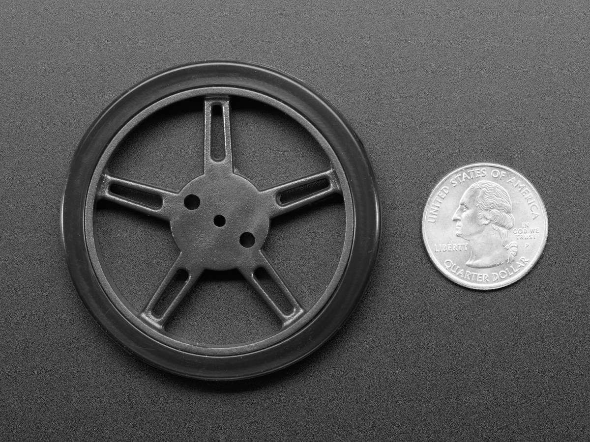 Adafruit Skinny Wheel for TT DC Gearbox Motors