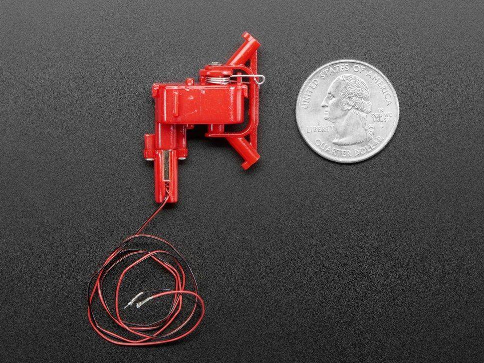 Adafruit Mini "Pager" Getriebemotor mit Rückstellfeder