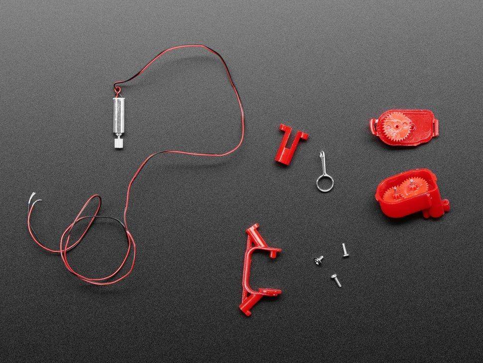 Adafruit Mini "Pager" Getriebemotor mit Rückstellfeder