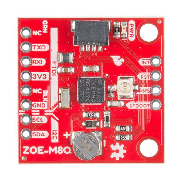 SparkFun GPS Breakout - ZOE-M8Q (Qwiic) GPS-15193