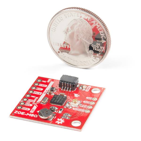 SparkFun GPS Breakout - ZOE-M8Q (Qwiic) GPS-15193