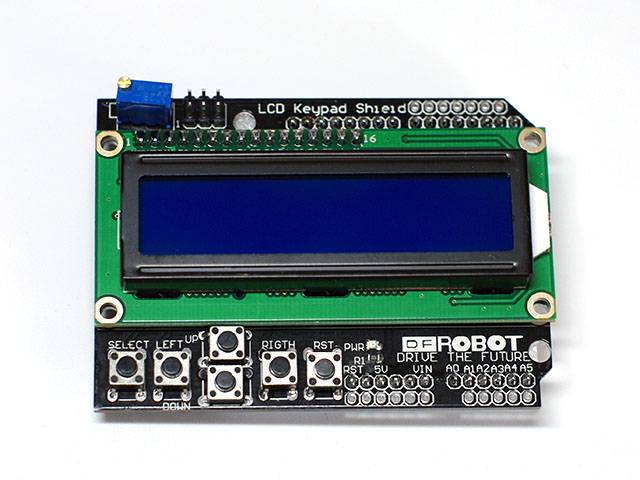 Character 16x2 Blau LCD Display 1602 Rücklich LCD Keypad Shield 5V DC