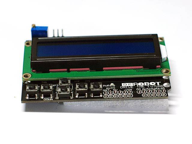 Character 16x2 Blau LCD Display 1602 Rücklich LCD Keypad Shield 5V DC
