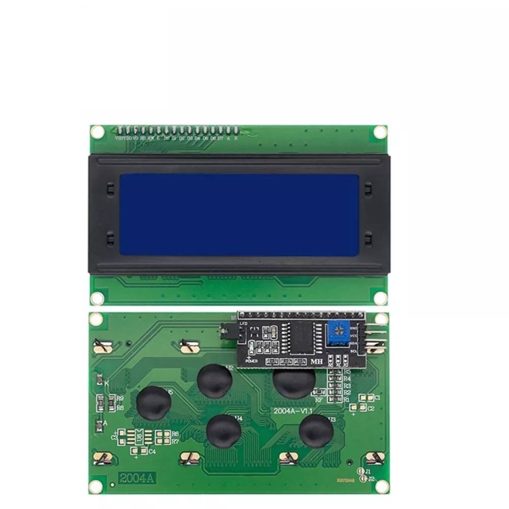Character 20x4 LCD Display Module 2004 White on Blue 5V I2C Interface HD44780