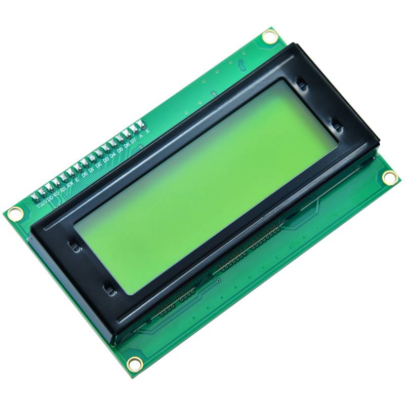 Character 20x4 LCD Display Module 2004 Black on Green 5V I2C interface HD44780