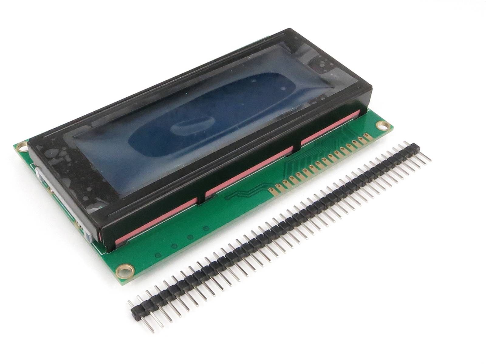 HIMALAYA basic Character 20x4 LCD Display Module 2004 White on Blue 5V Header St