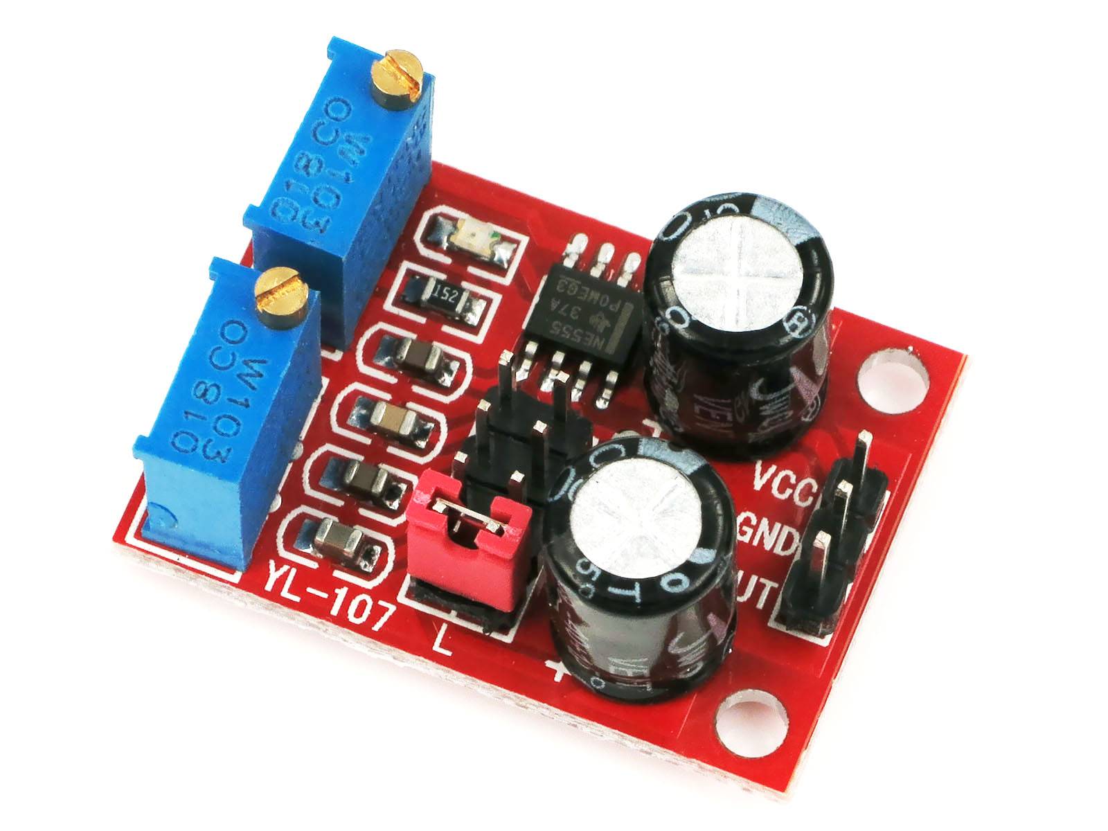 NE555 Einstellbare Frequenz Pulse Generator Modul Rechteckwelle Schrittmotortreiber bis 200kHz