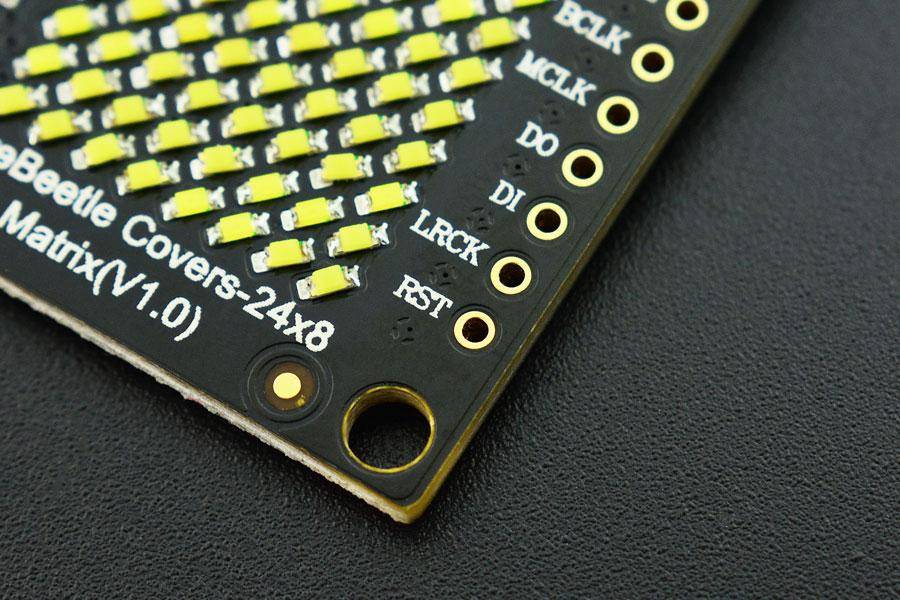 DFRobot FireBeetle Covers-24×8 LED Matrix (Grün)