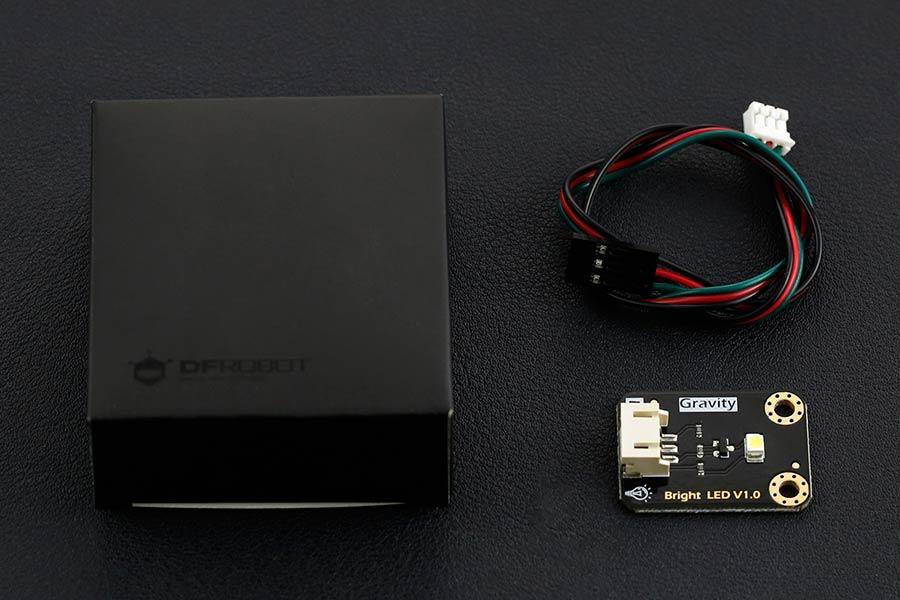 DFRobot LED-Modul, extrem hell, 20mA Betriebsstrom, Gravity 3-Pin kompatibel, 5V