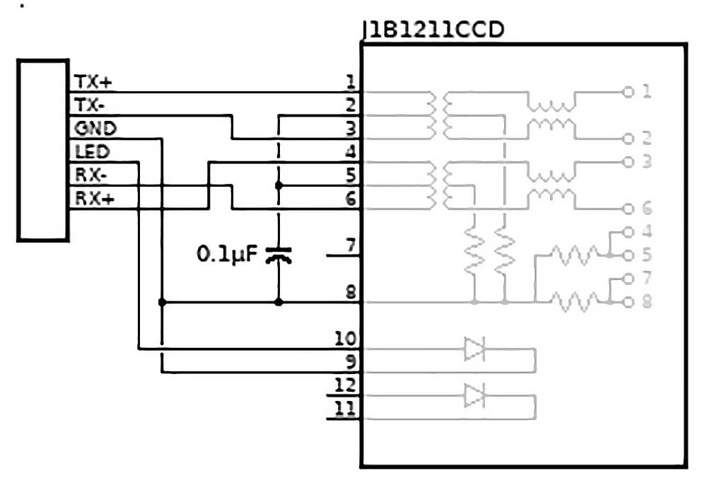 PJRC Ethernet Kit for Teensy 4.1 Ethernet MagJack Ribbon Cable Soldering Needed
