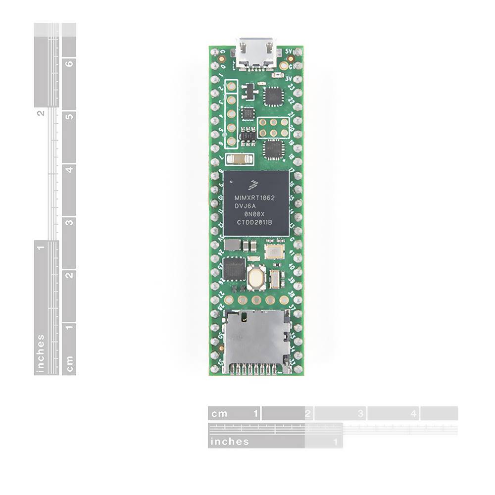 PJRC Teensy 4.1 with Pins USB Development Board Arduino IDE ARM Cortex-M7 600MHz TS01016