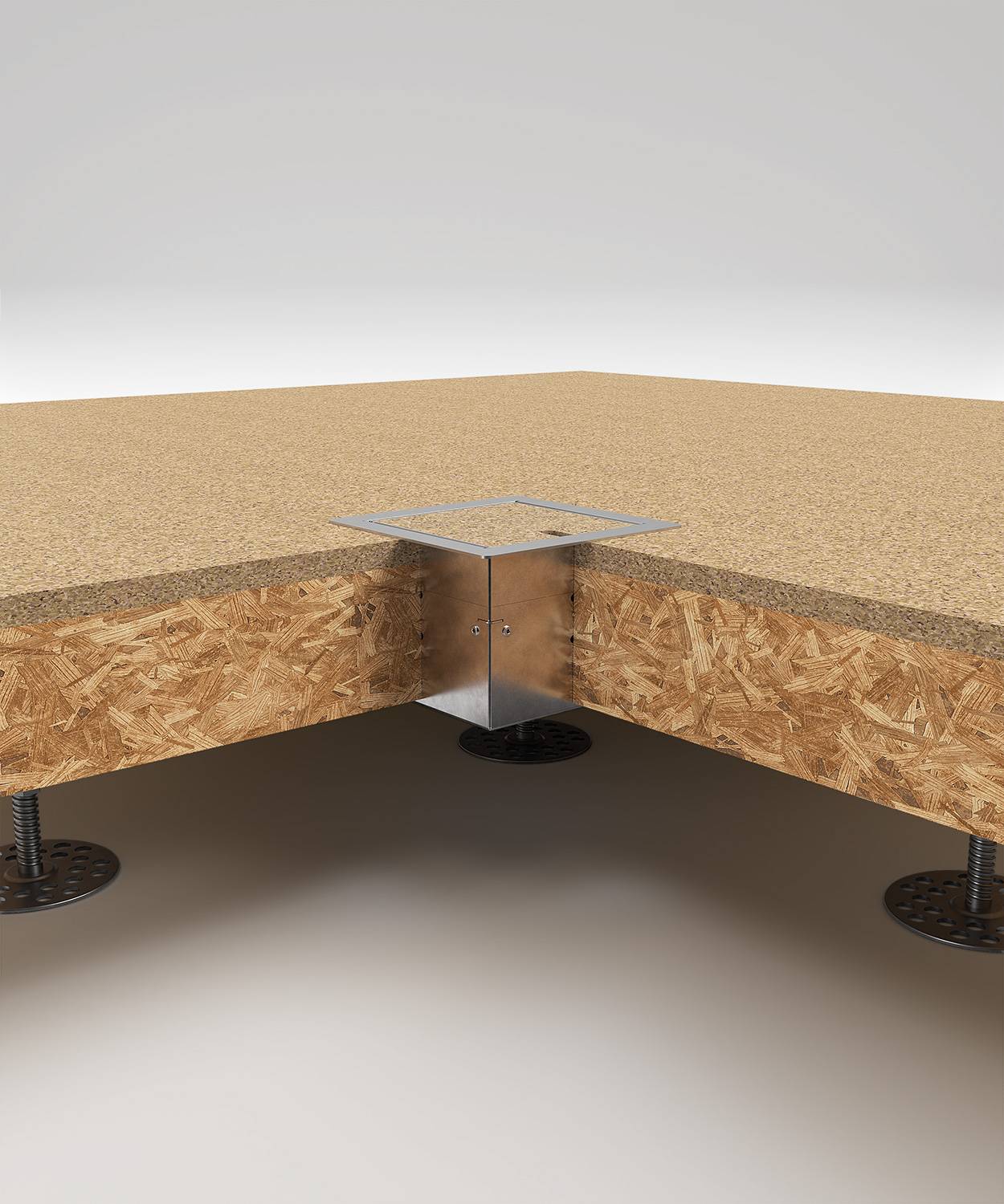 Bodensteckdose/ Bodentank 8501B; 1x Antenne,