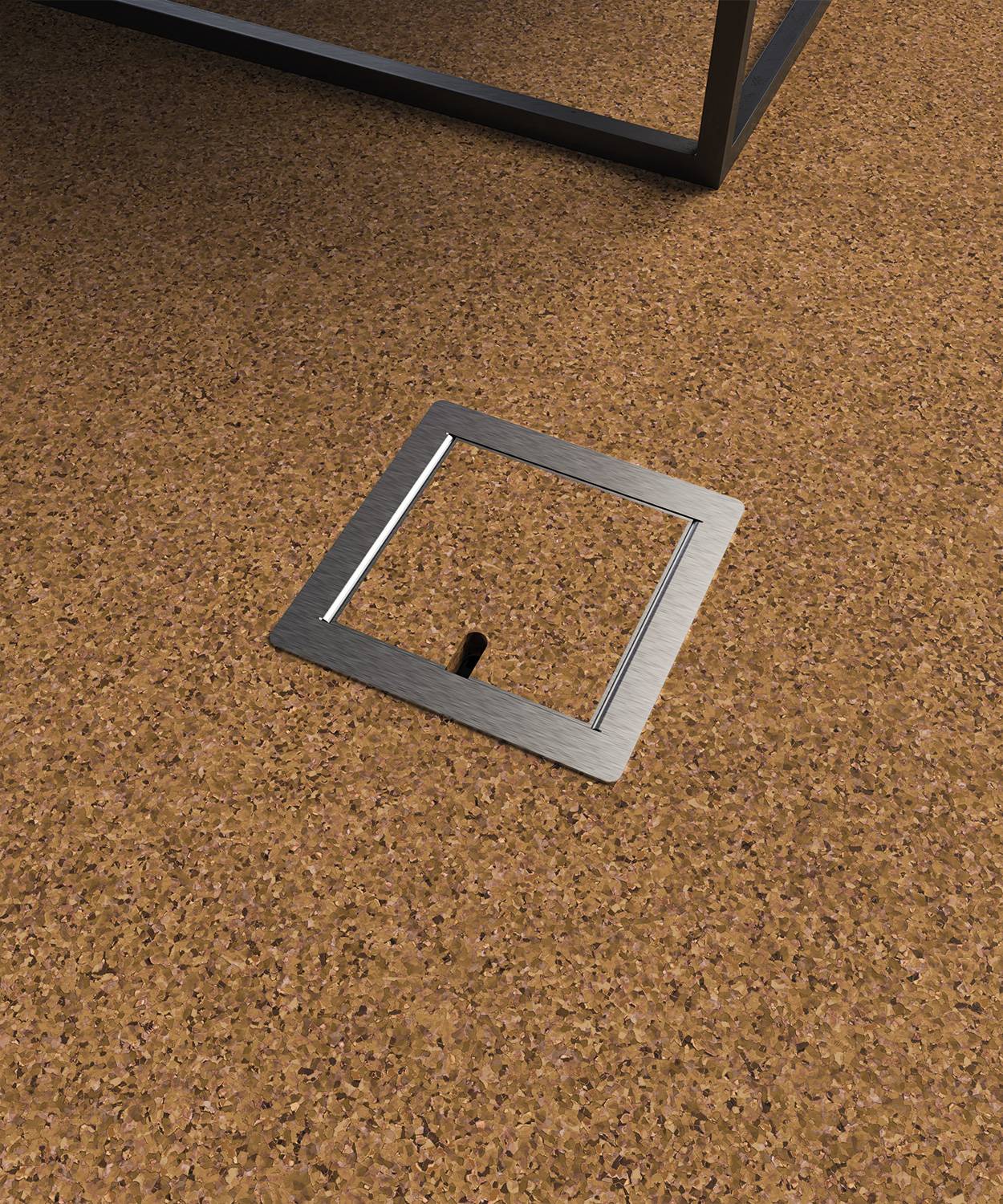 Bodensteckdose/ Bodentank 8501B; 1x Antenne,