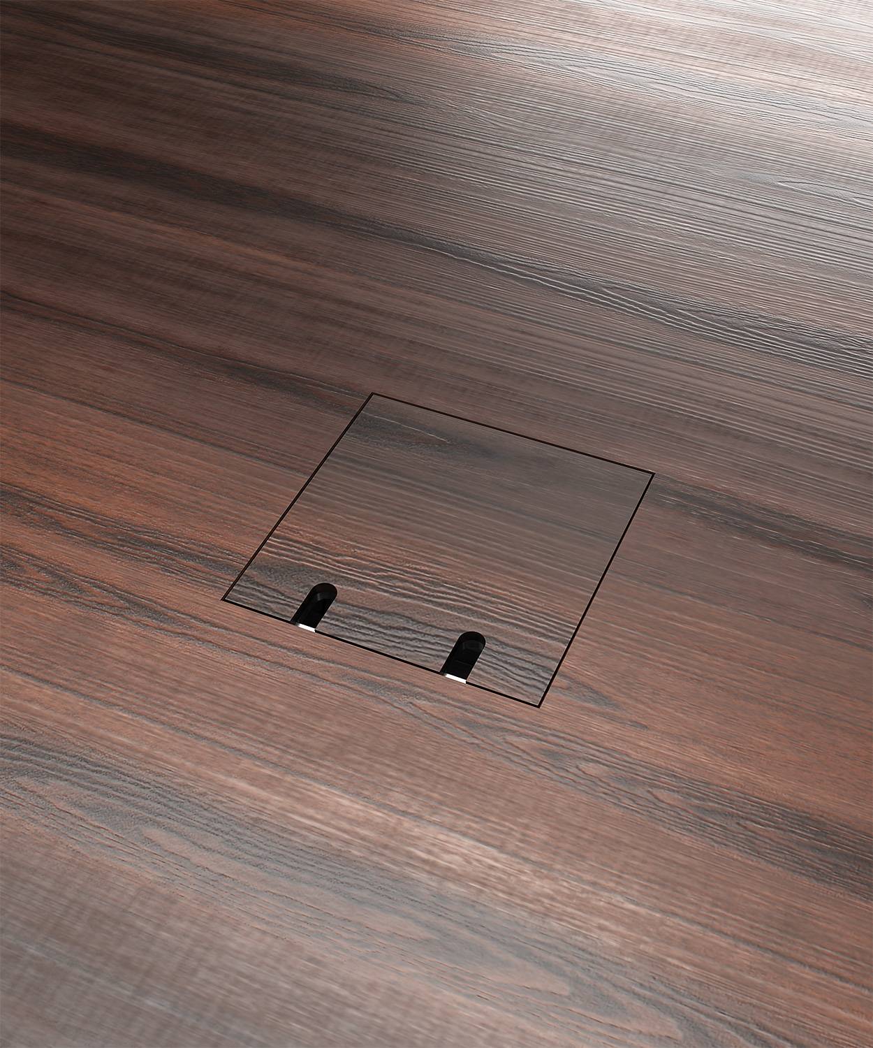 Bodensteckdose/ Bodentank 8802B; 2x Schuko,