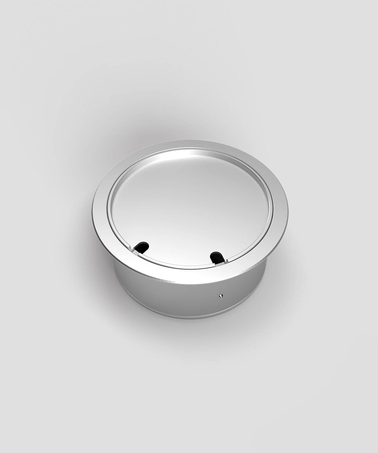 Bodensteckdose/ Bodentank 9902A; 1x Schuko, 1x RJ45 2fach,