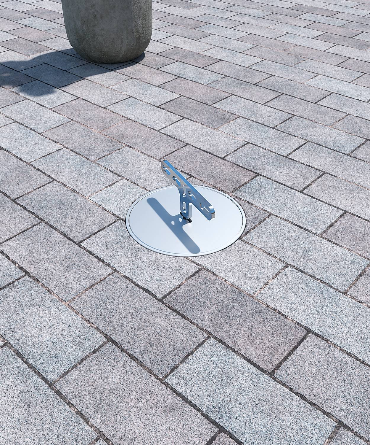 CEE- Bodentank 7012A; 2x Schuko, 1x CEE 5/32A 400V,