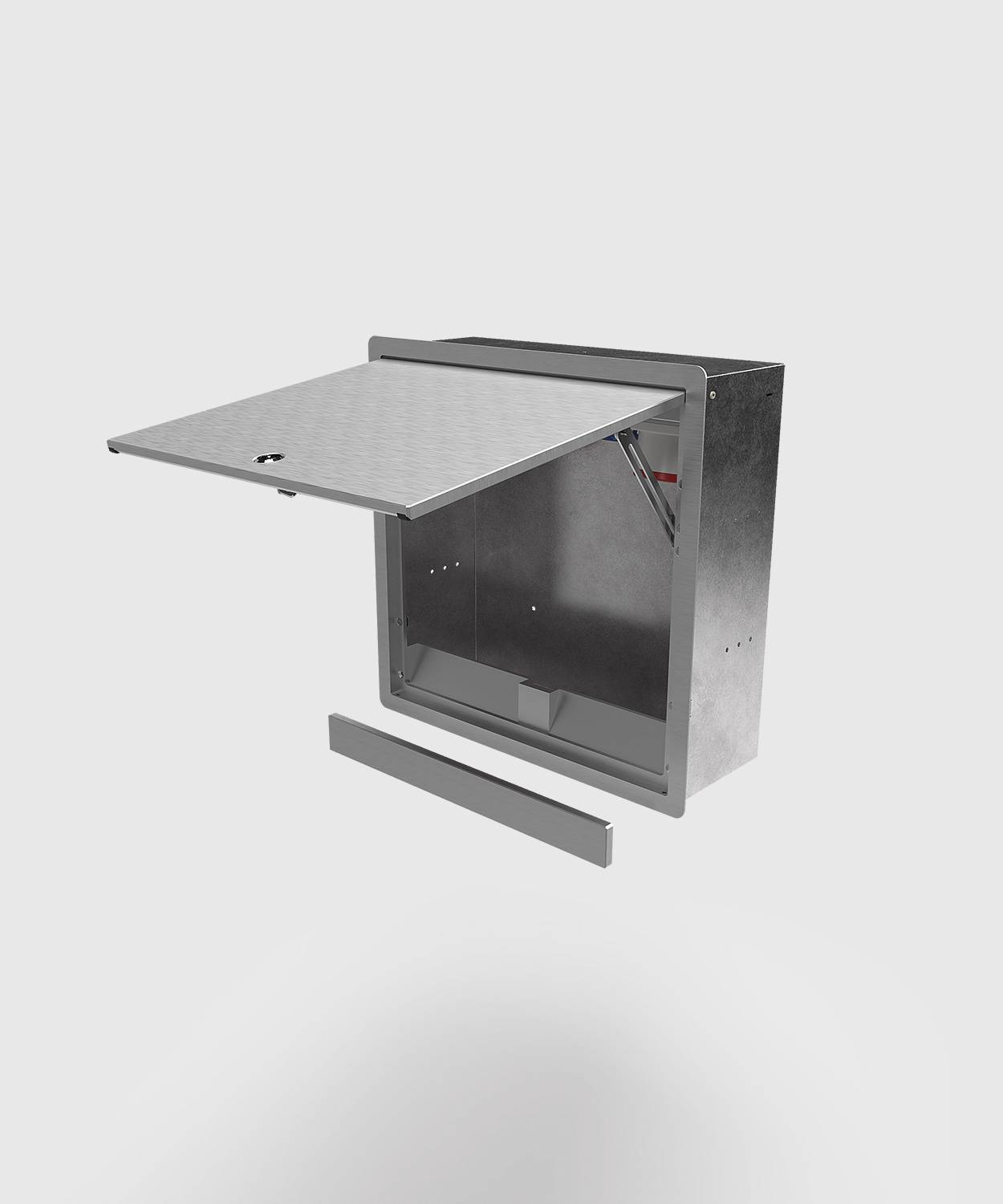 Wandsteckdose/ -verteiler 5523A; 1x CEE 5/32A, 1x CEE 5/16A, 3x Schuko