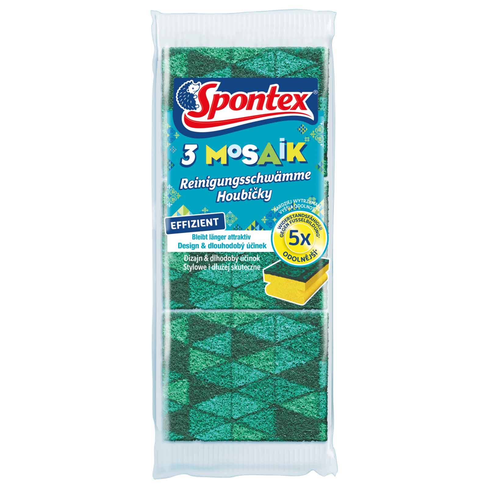 Spontex Reinigungsschwamm Mosaik 3 Stück