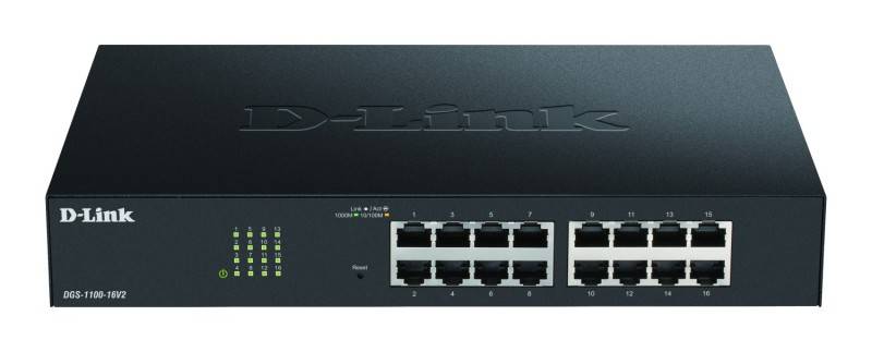 D-Link DGS 1100-16V2 - Switch - Smart - 16 x 10/100/1000