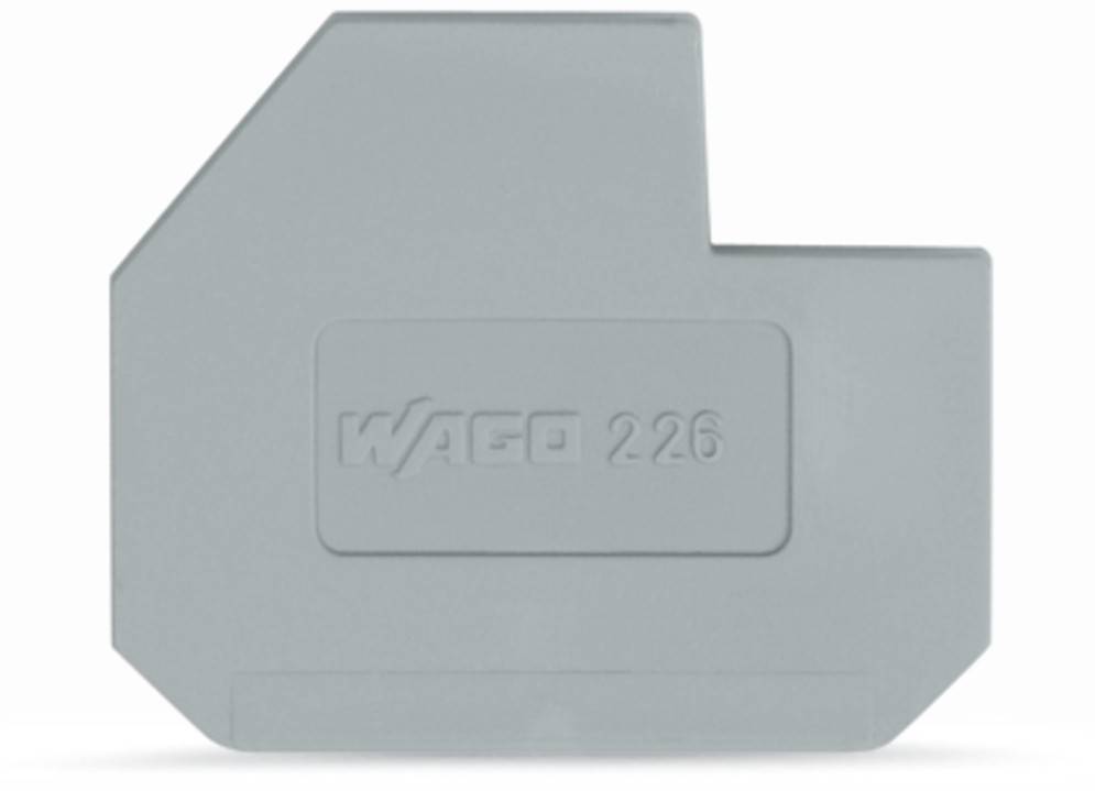 Ein grauer Montagezubehör mit dem Text „WAGO 226