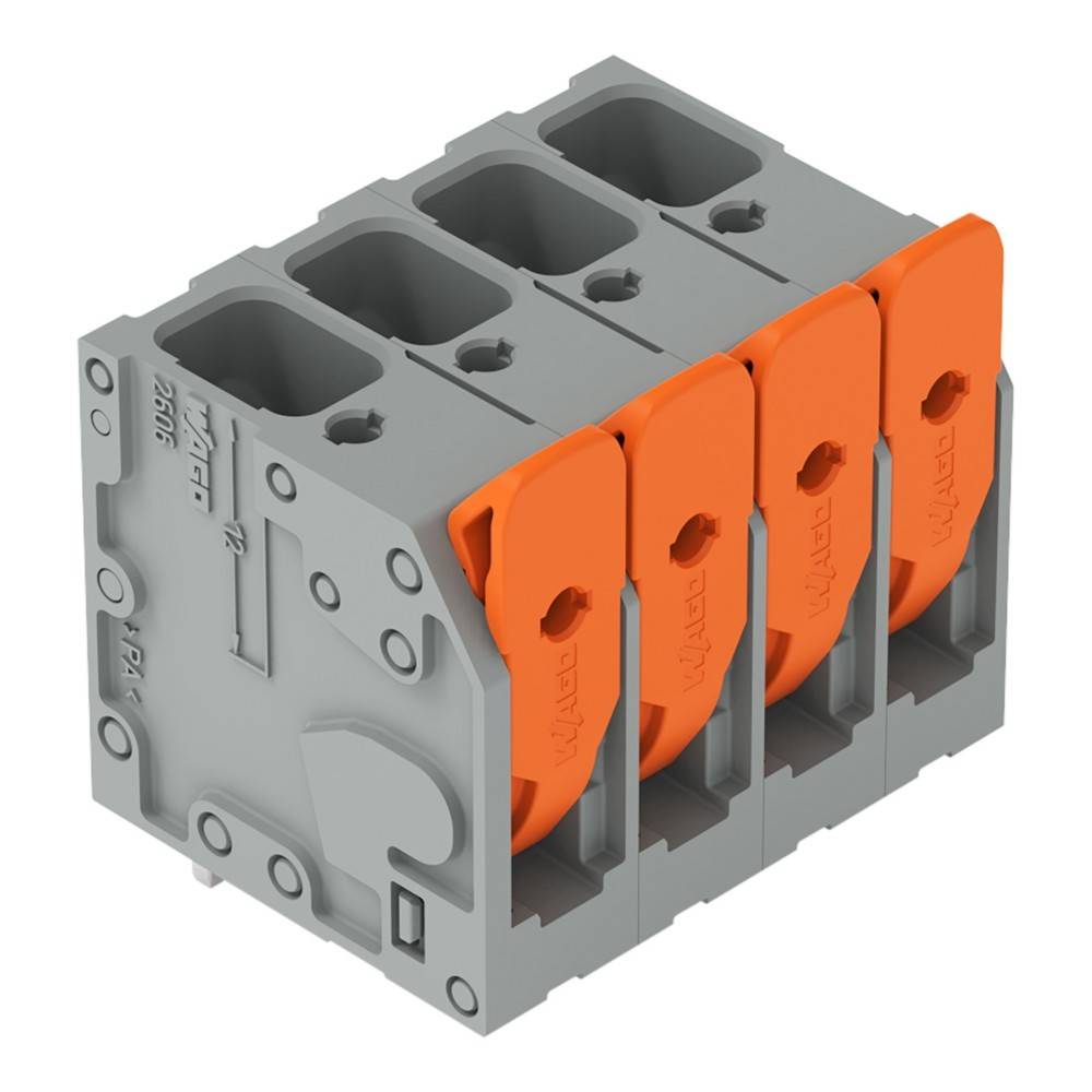 60 Stk. WAGO GmbH & Co. KG Leiterplattenklemme Hebel 2606-3104/020-000
