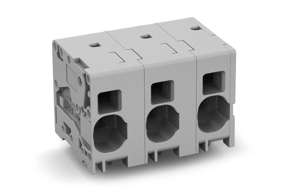 Wago Leiterplattenklemme;16 mm²;Rastermaß 15 mm;grau - 2636-1356 - 24 Stück