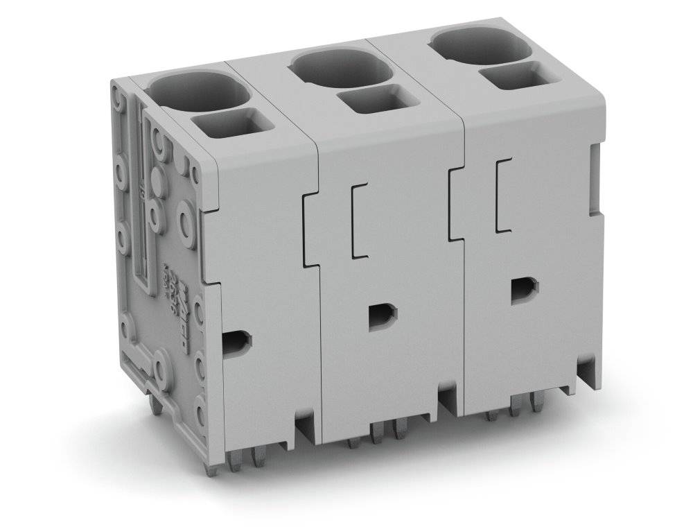 Wago Leiterplattenklemme;16 mm²;Rastermaß 15 mm;grau - 2636-3355 - 22 Stück