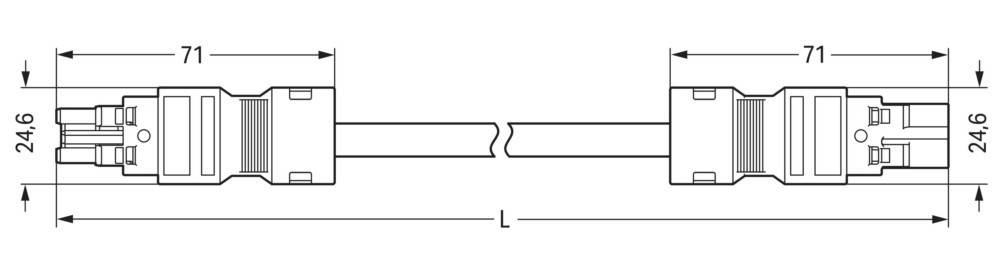 WAGO GmbH & Co. KG konfekt.Verbindungsleitung 771-8992/006-401