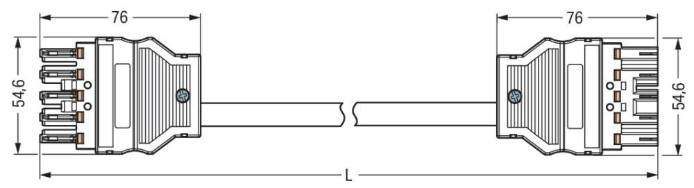 WAGO GmbH & Co. KG konfekt.Verbindungsleitung 771-8985/007-604