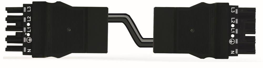 Wago konfektionierte Verbindungsleitung;Eca;Buchse Stecker;schwarz - 771-8995/008-601 - 1 Stück