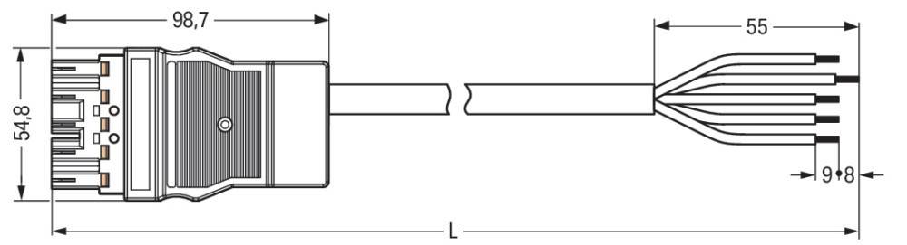 Ein Diagramm zeigt zwei überlappende Rechtecke mit gekrümmten Enden, die einander zugewandt sind, mit dem Buchstaben 