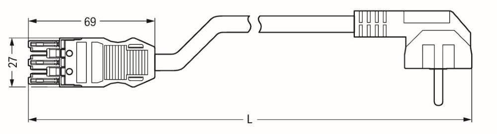 WAGO GmbH & Co. KG konfekt. Übergangsleitung 771-9993/307-301