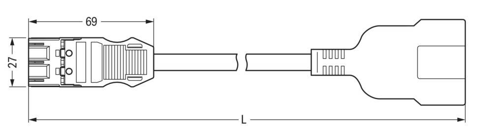 WAGO GmbH & Co. KG konfekt. Übergangsleitung 771-9993/406-101