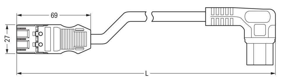 WAGO GmbH & Co. KG konfekt. Übergangsleitung 771-9993/805-101